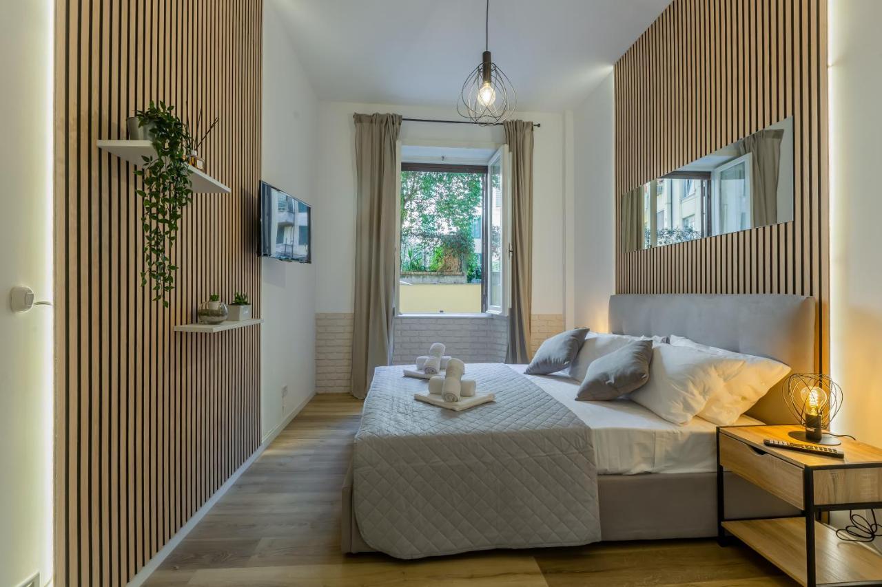 Imperium House - Appartamento Con Giardino Privato, 3 Minuti Da Metro Piazza Bologna, A-C, Rom Eksteriør billede